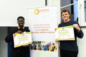 Mathias Hauwaert et Brandon Ndikumana qui remportent le Prix ISF &ndash; Philippe Carlier 2023